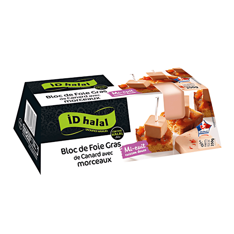 ID Halal semi-cooked foie gras 250g
