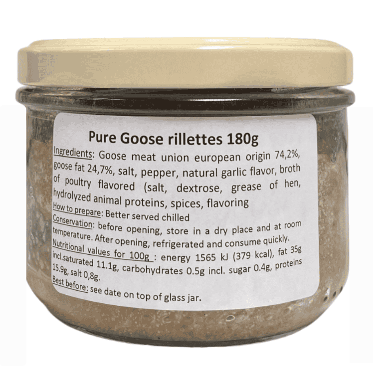 La Belle Chaurienne Puree Goose Rillettes 180g
