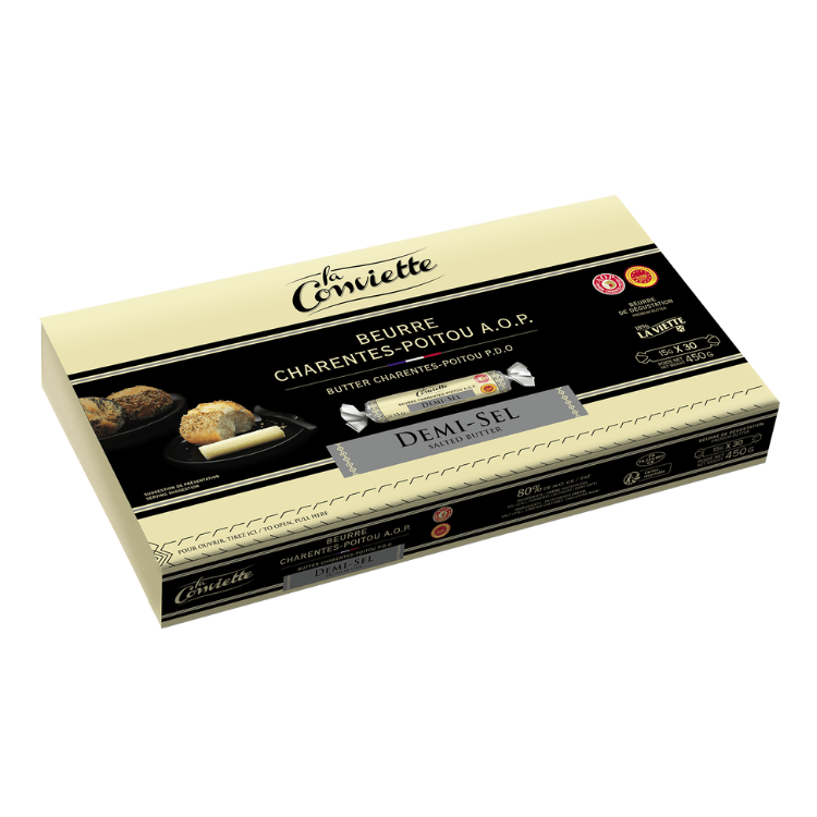La Conviette Slightly Salted Butter Stick 30x15g