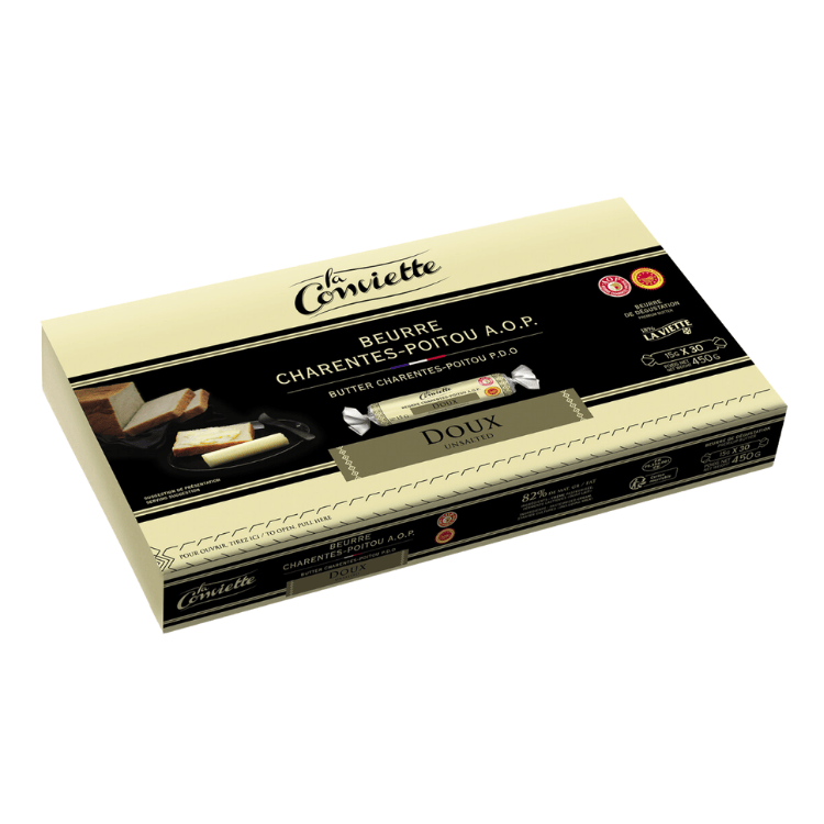 La Conviette Unsalted Soft Butter Stick 30x15g