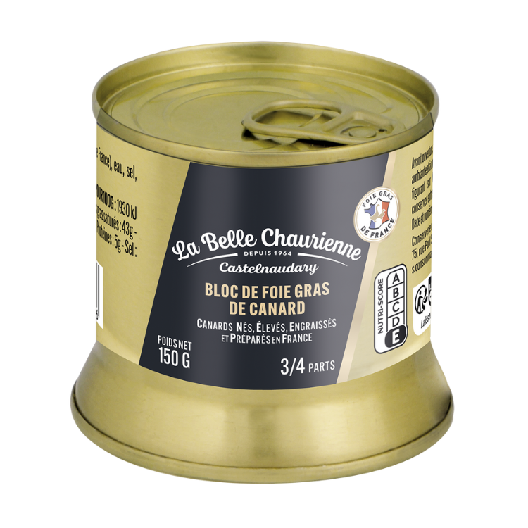 La Belle Chaurienne Block duck foie gras French Origine 150g