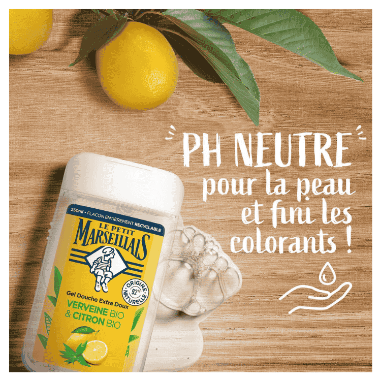 Le Petit Marseillais Organic Verveine & Lemon Shower gel 250ml