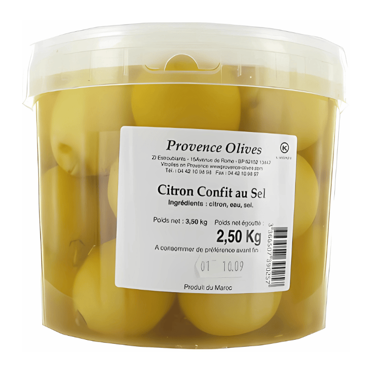 Morocco Lemon confit bucket 2.5kg
