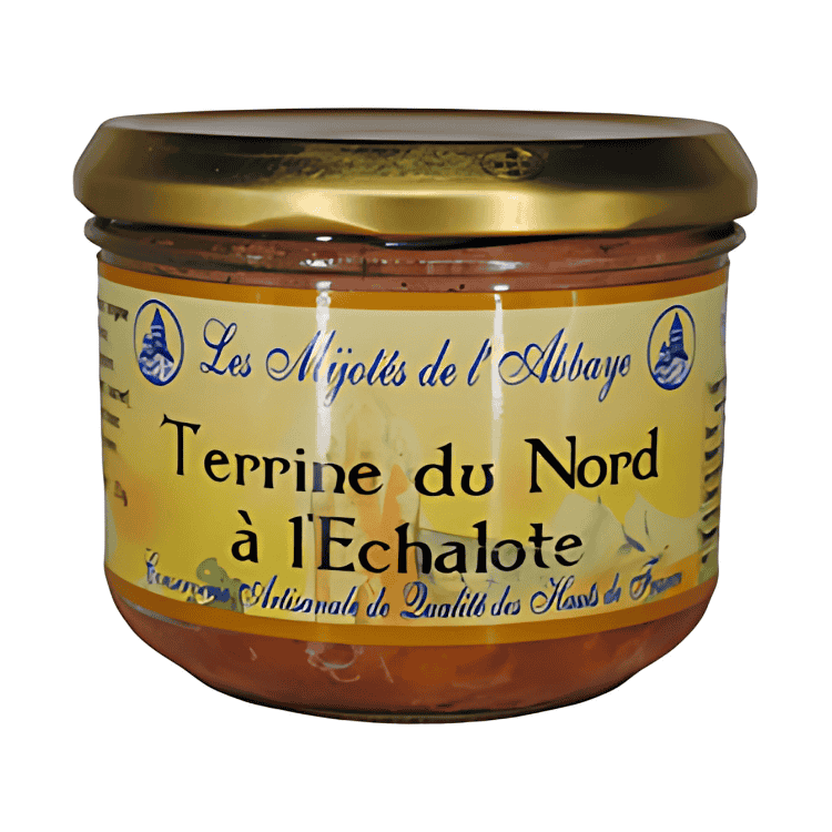 Les Mijotes de l'Abbaye Northern terrine with shallots 200g