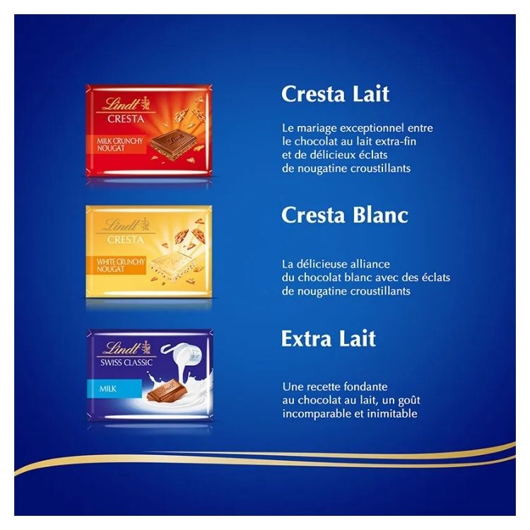 Lindt Assorted Napolitains Swiss premium chocolate 250g