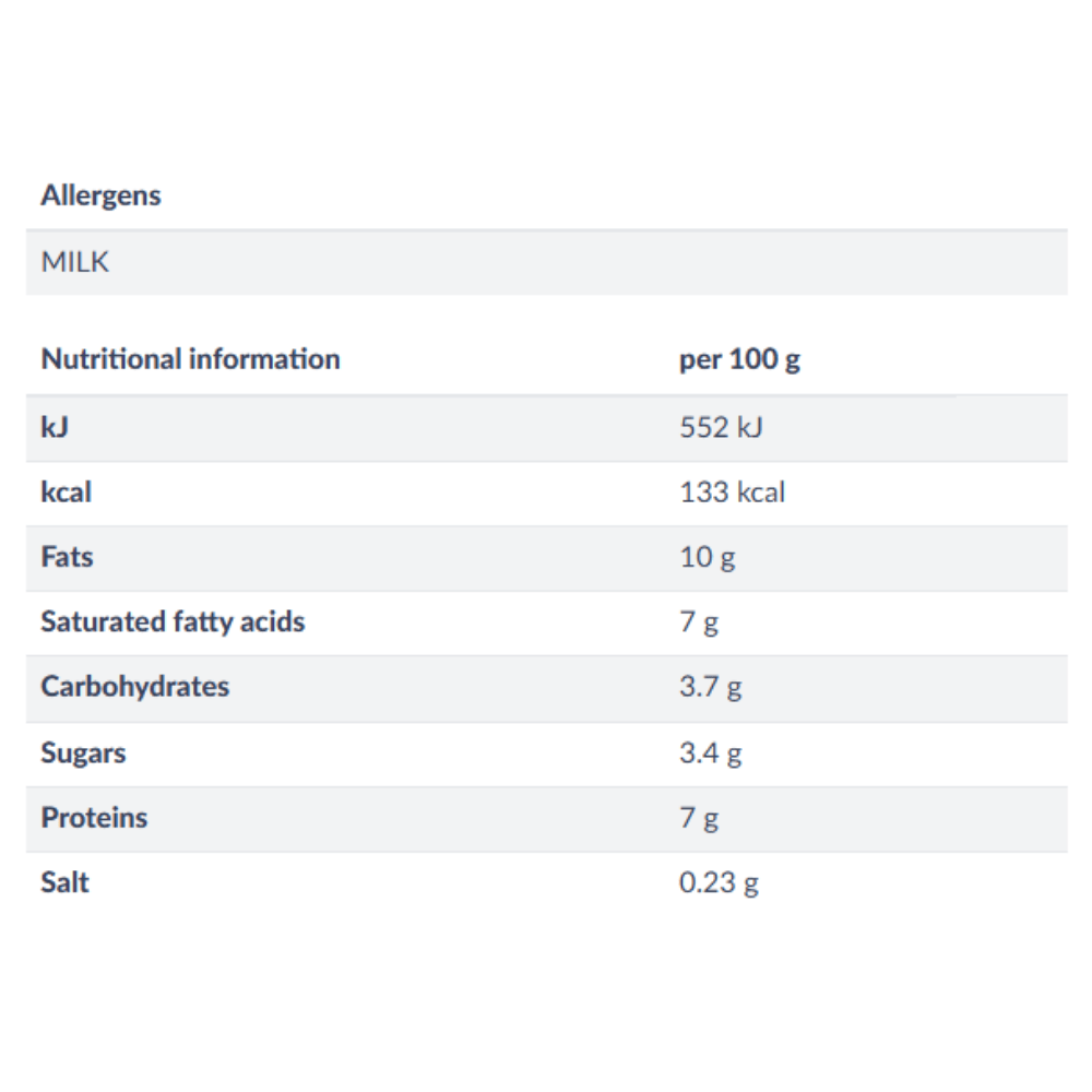 Ricotta Ball cheese 11% MG 1.5kg