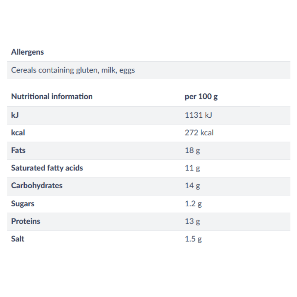 Rustadou Quiche Lorraine Pie 2.8kg