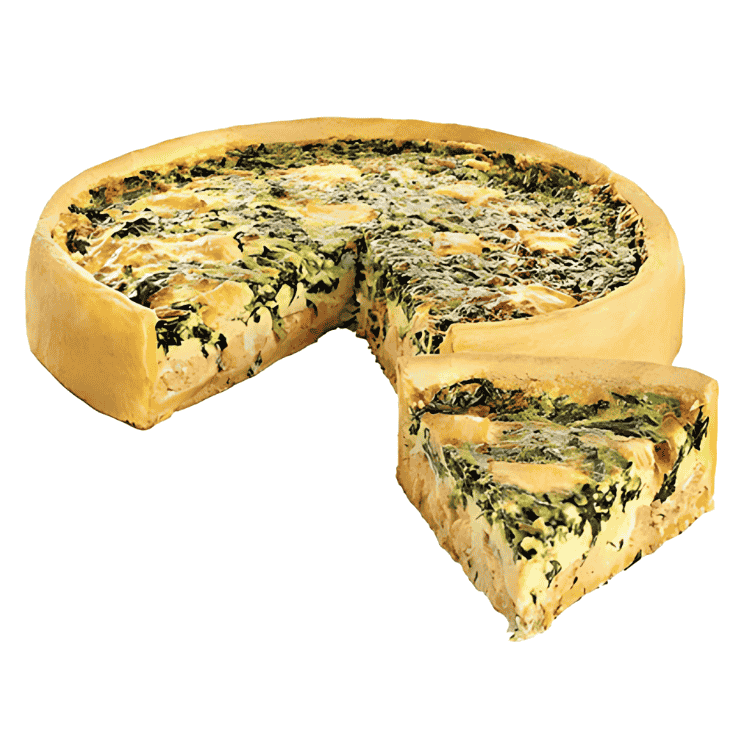 Rustadou Salmon Spinach Quiche pie 2.8kg