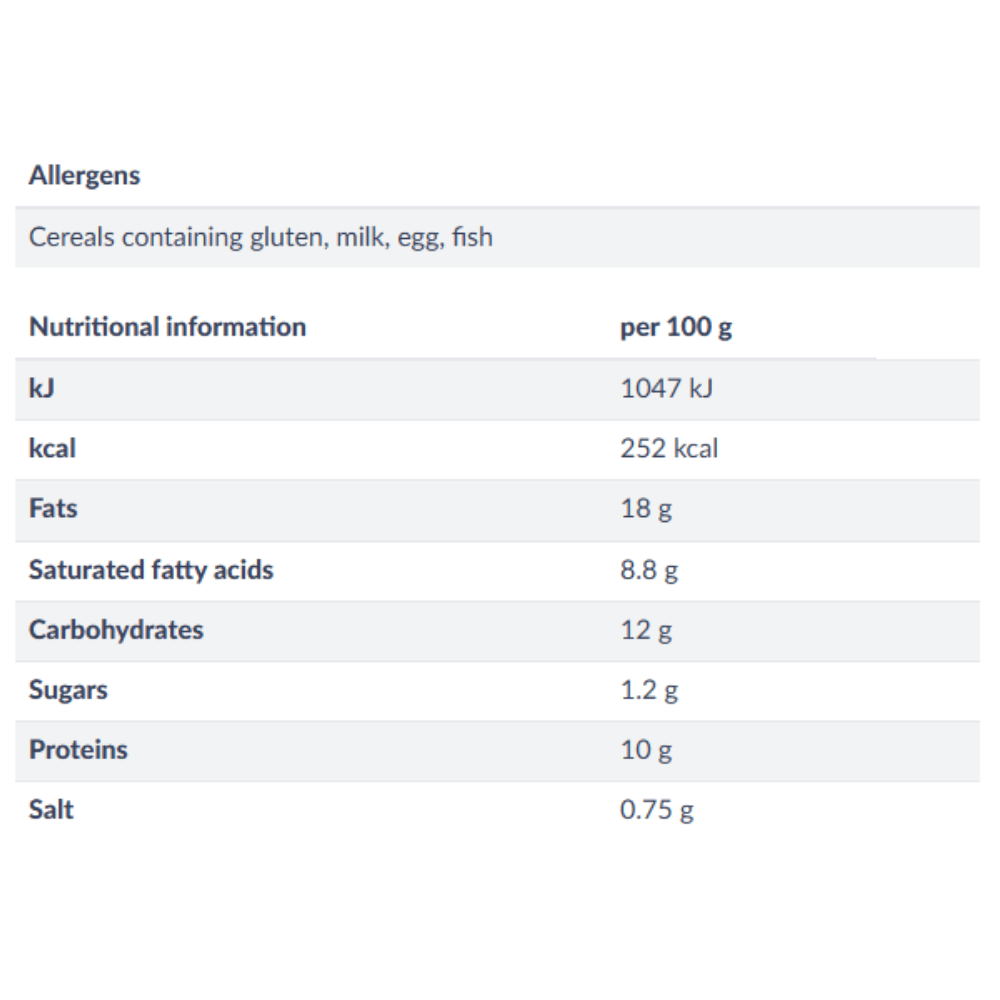 Rustadou Salmon Spinach Quiche pie 2.8kg