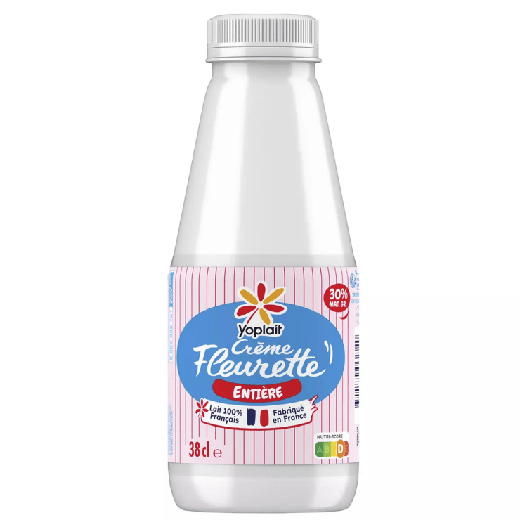 Yoplait Creme Fleurette Single Cream 30%FAT 38cl