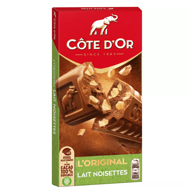 Cote d'or Milk chocolate hazelnut chip 200g