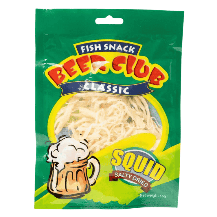 Fish Snack Beer Club Classic Dried And Salted Squid 46g