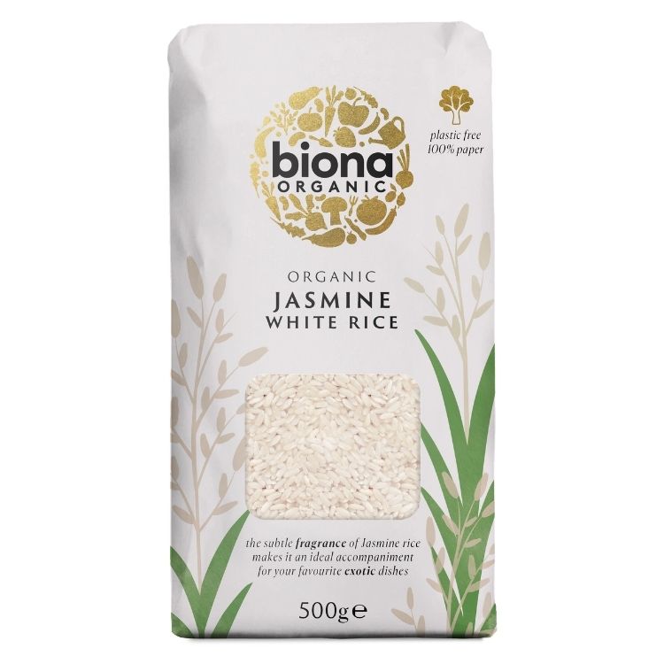 Biona Jasmin Rice White Organic 500g