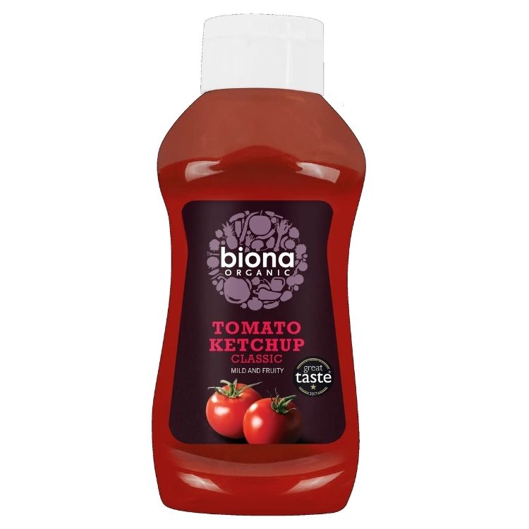 Biona Tomato Ketchup organic squeezy bottle 560g