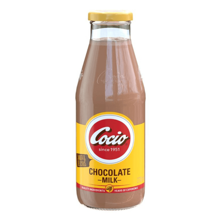 Cocio Classic Chocolate Milk Glass Bottle 270ml