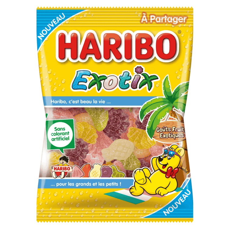 Haribo Exotix Frutty Jelly Sweets 180g