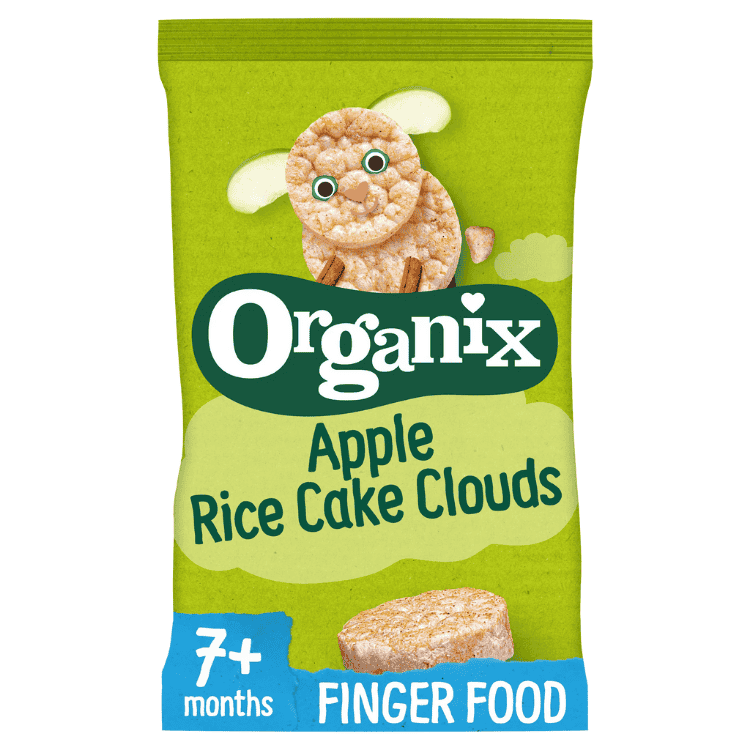 Organix Organic Apple Baby Rice Cake Clouds 40g