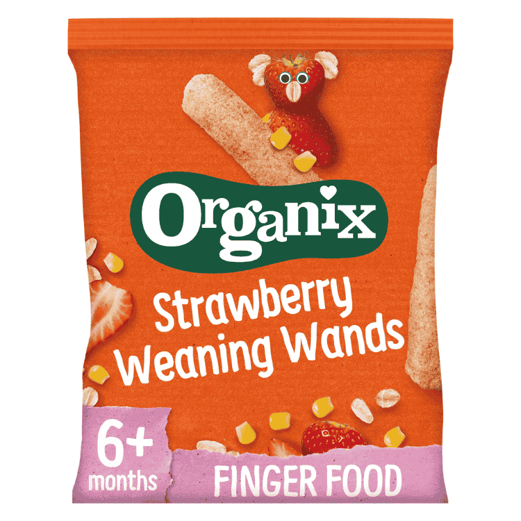Organix Organic Strawberry Weaning Wands 25g