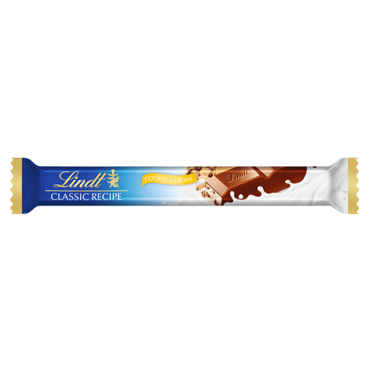 Lindt Classic Recipe Cookies & Cream Treat Bar 37g