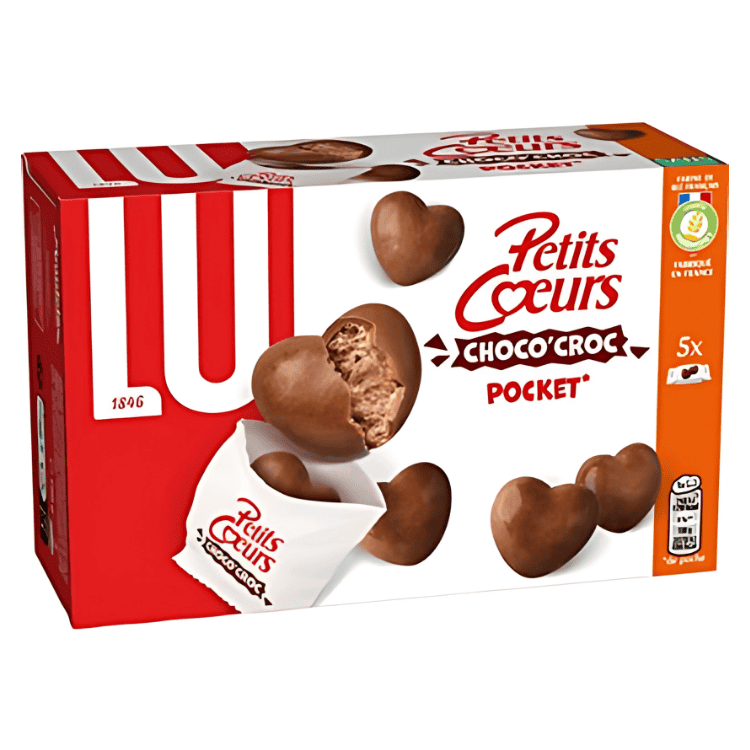 LU Petit Coeurs All Chocolate Pocket biscuits 180g