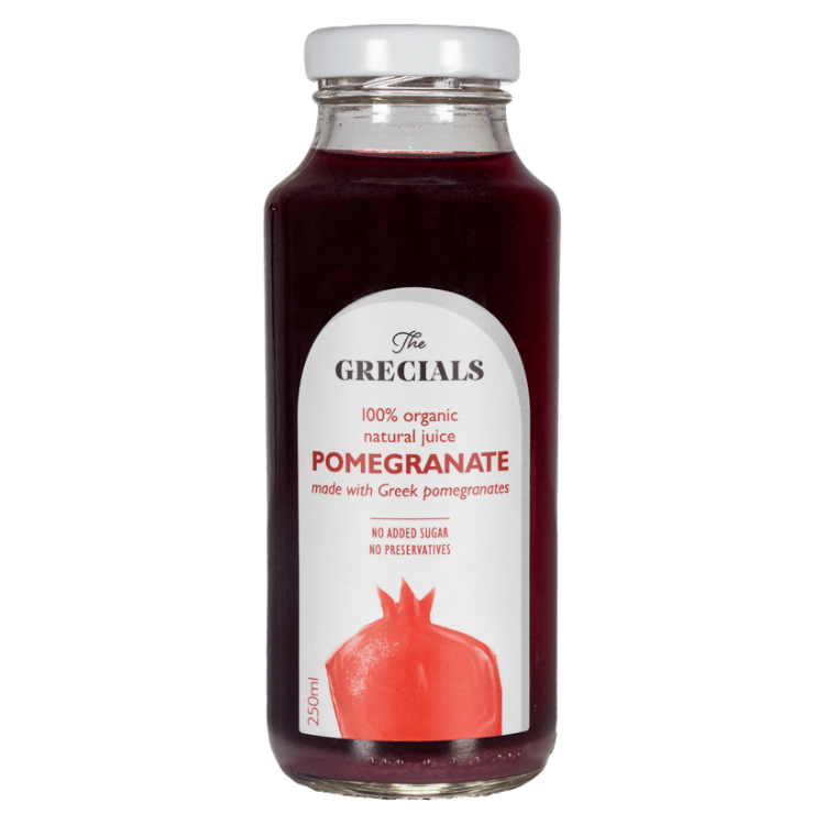 The Grecials Pomegranate 100% organic natural juice 250ml