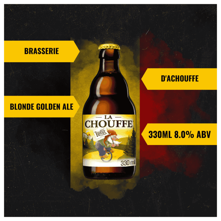 La Chouffe Belgian Strong Blonde Golden Ale 8.0% 330g