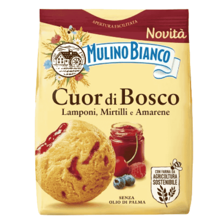 Mulino Bianco Cuor Di Bosco Biscuits 300g