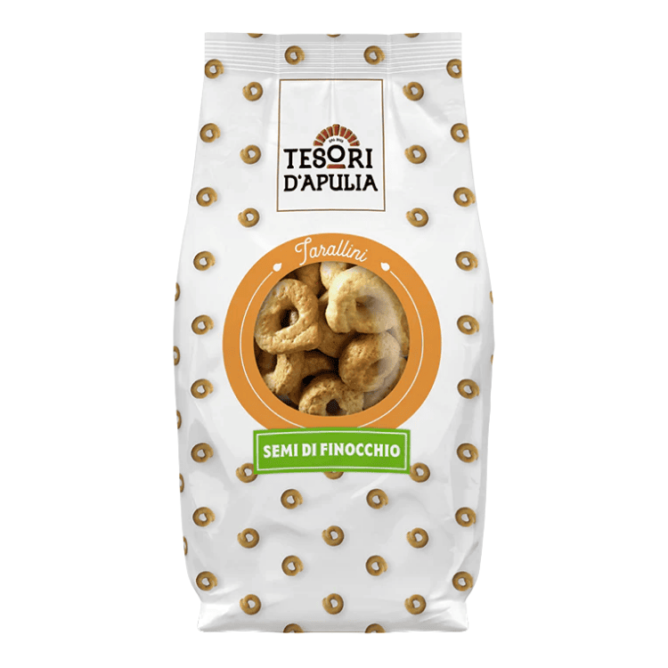 Tesori D'apulia Taralli with Fennel 200g