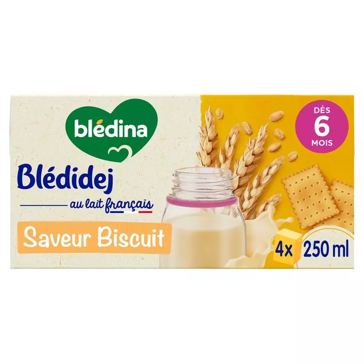 Bledina Bledidej Biscuit flavor 4x250ml from 6 months