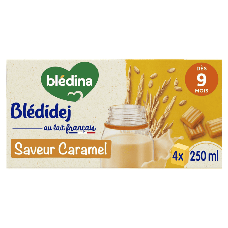 Bledina Bledidej Caramel flavor 4x250ml from 9 months