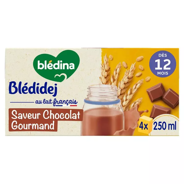 Bledina Bledidej Chocolate flavor 4x250ml from 12 months
