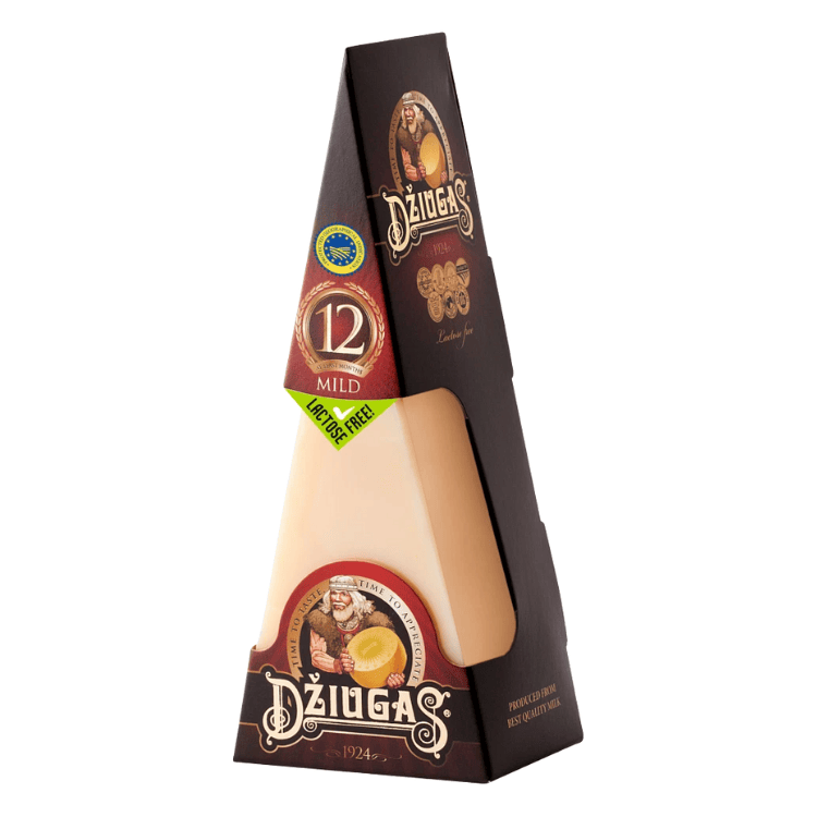 Dziugas Mild 12 Months Hard Cheese 40% 180g