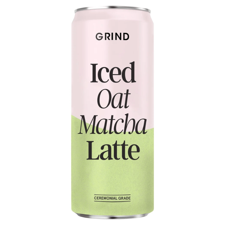 Grind Iced Oat Matcha Latte Coffee Can 33cl