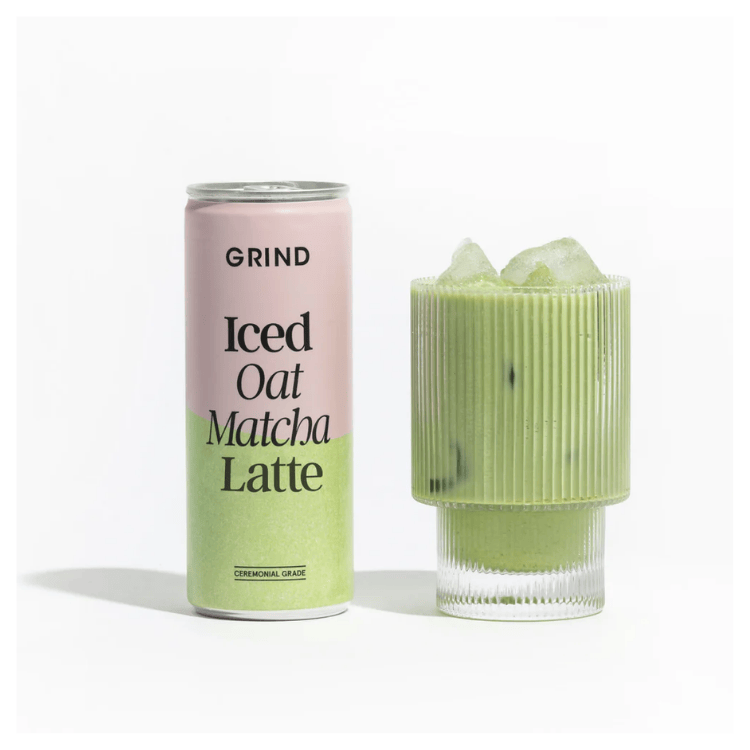 Grind Iced Oat Matcha Latte Coffee Can 33cl