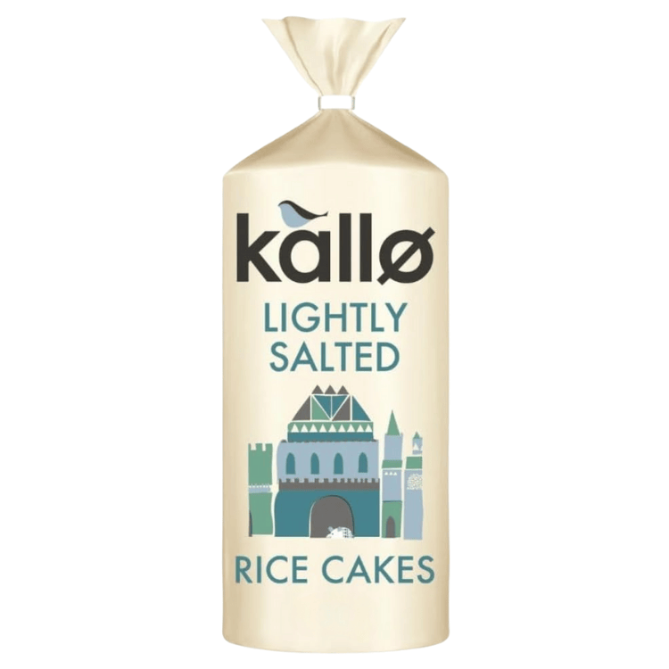 Kallo Lightly Salted Wholegrain Low Fat Rice Cakes 130g