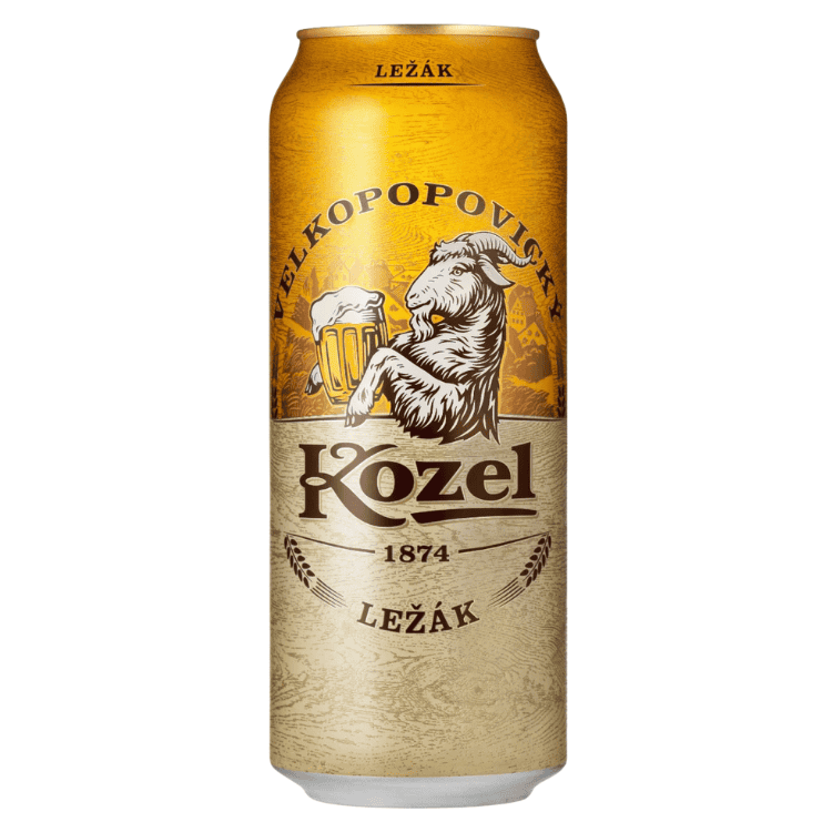Lezak Kozel Light 4.2% Beer in can 0.5L