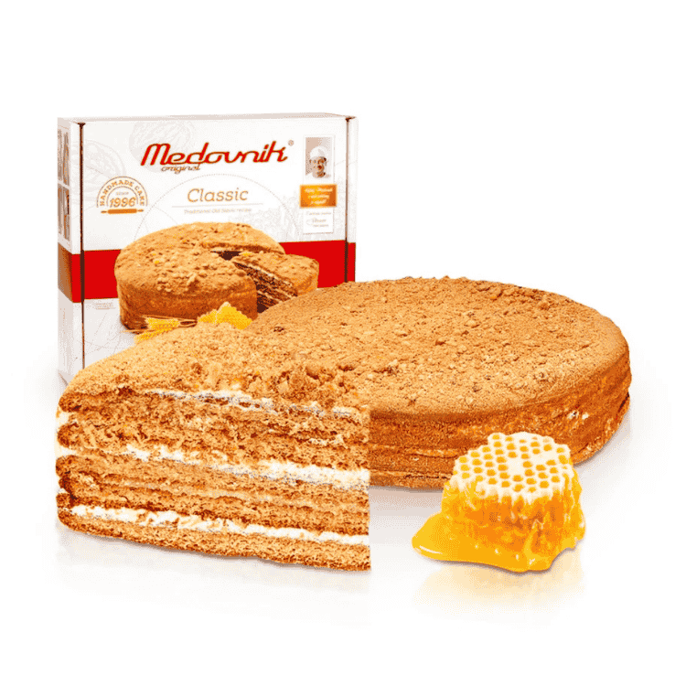 Medovnik Original Honey Cake (Defrosted) 850g
