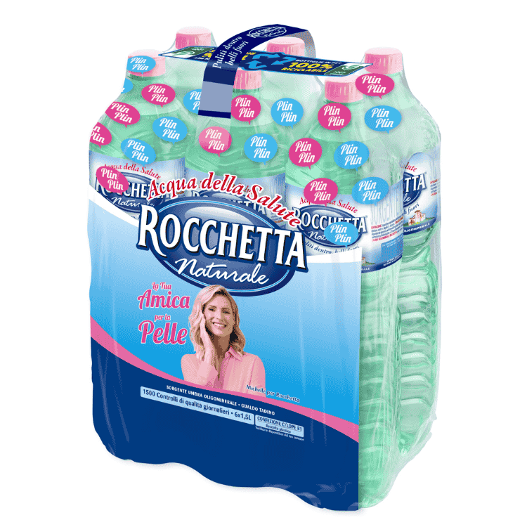 Rocchetta Acqua Minerale Naturale PET still Water 6x1.5L