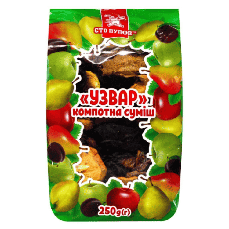 Sto Pudov Mix Of Dried Fruits For Uzvar 250g