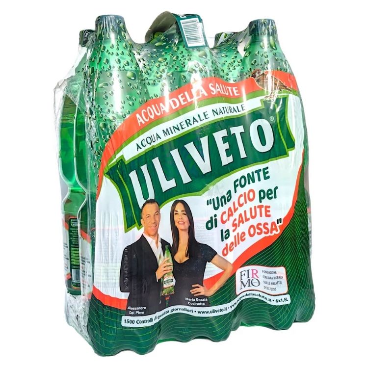 Uliveto Lightly Sparkling Mineral Water 6x1.5L