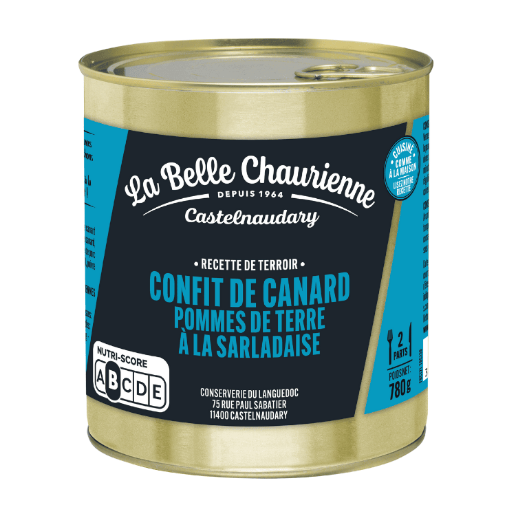 La Belle Chaurienne Duck confit with Sarladaise style Potatoes 780g