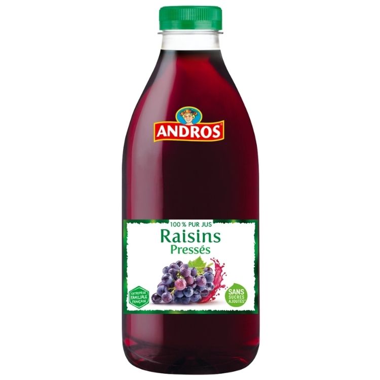 Andros Pure Fresh Red Grape Juice 1L