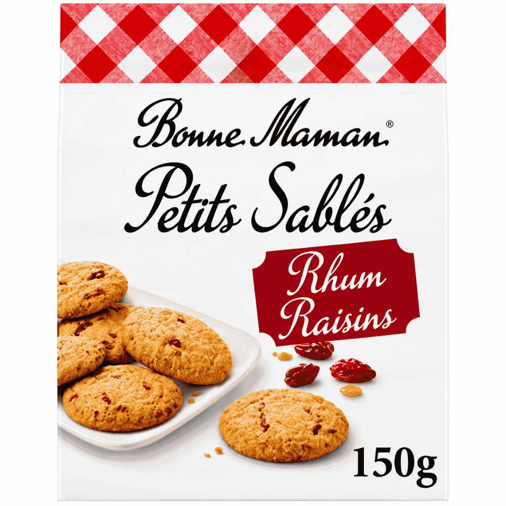 Bonne Maman Little Rhum Raisins shortbreads 150g