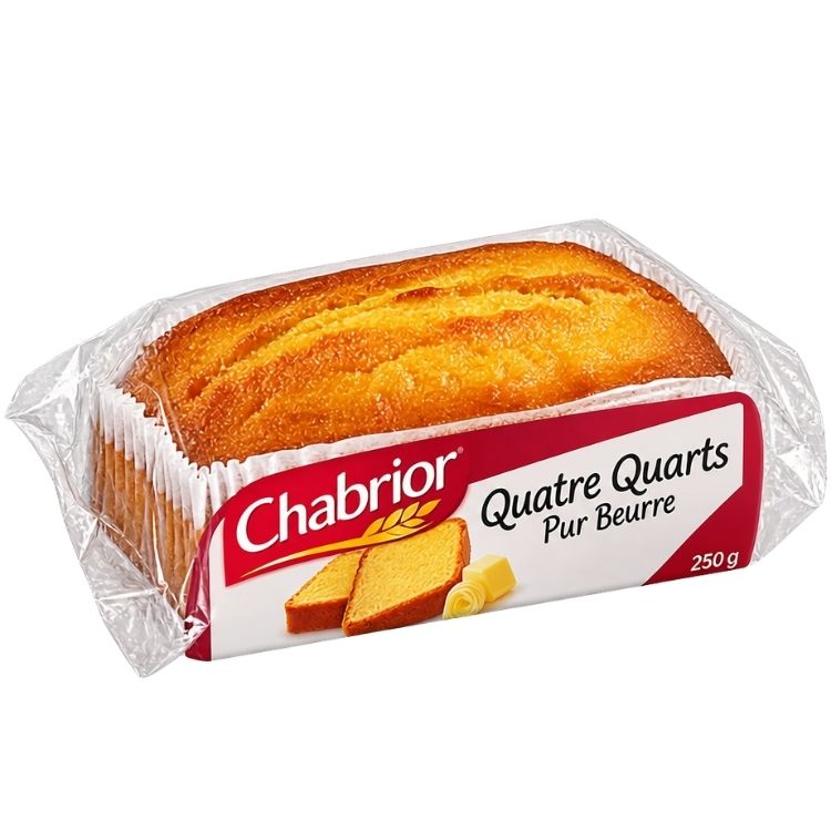 Butter Cake Bar (Quatre-Quart) - Supermarket Brand 250g