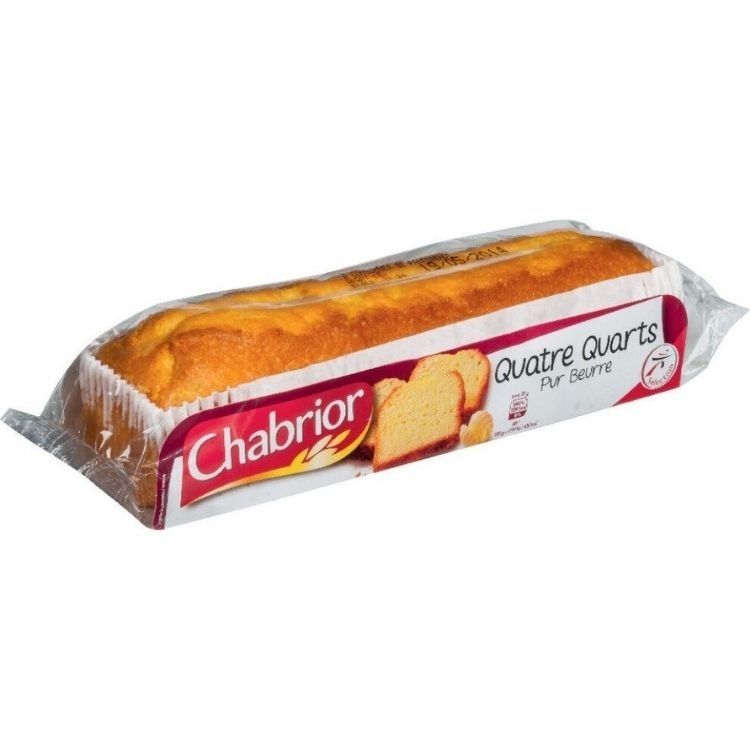 Butter Cake Bar (Quatre-Quart) - Supermarket Brand 500g