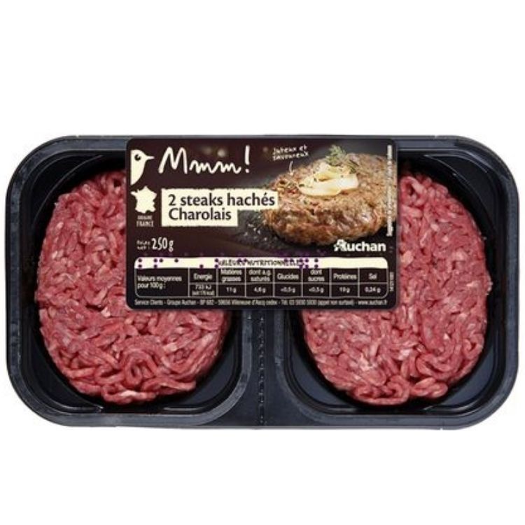 Mmm Burger Meat Le Charolais 12% FAT x2 250g