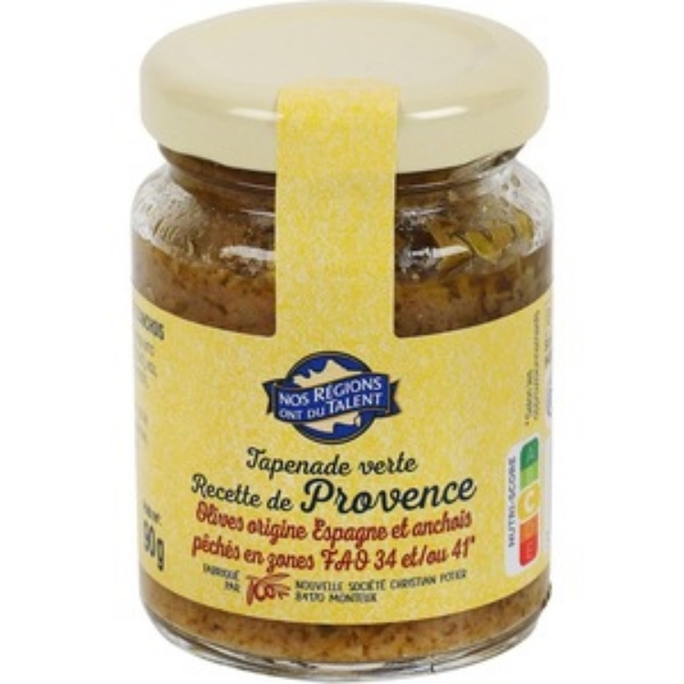 Nos Regions ont du Talent Green Olives Tapenade 90g