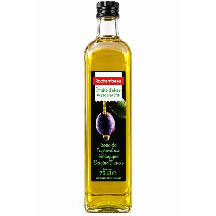 Rochambeau Extra Virgin Olive Oil Organic 75cl