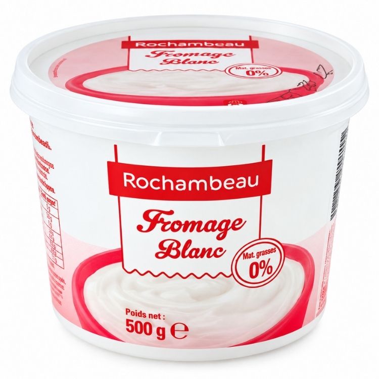 Rochambeau Plain Cottage Cheese 0% Fat 500g