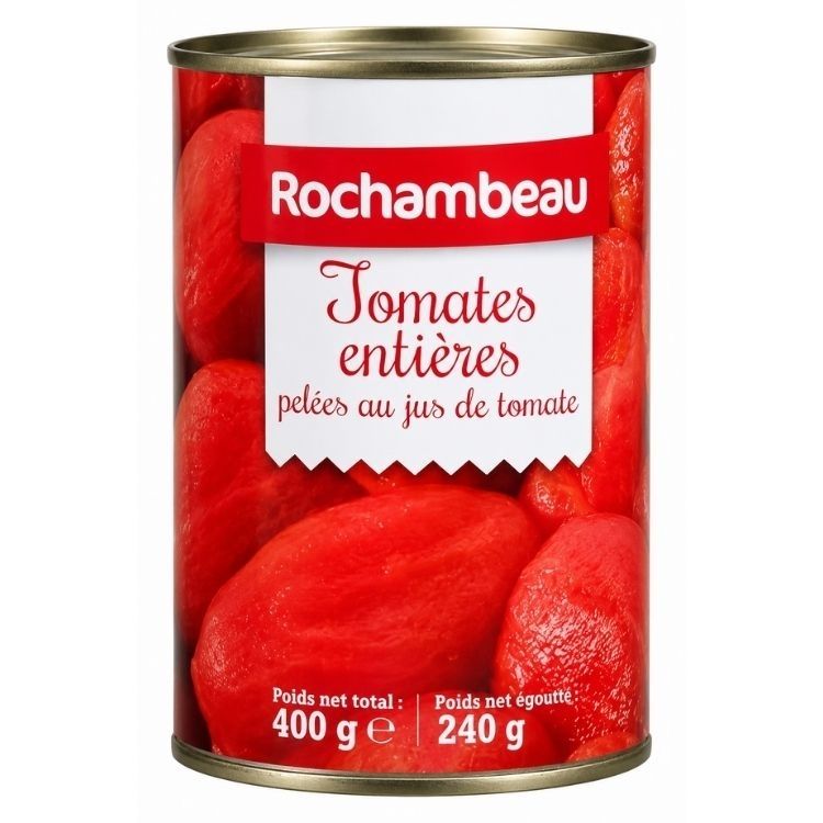 Rochambeau Whole Peeled Tomatoes 400g